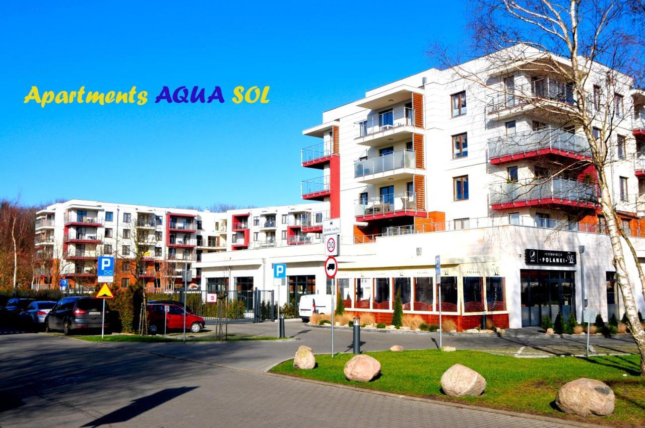 Kolobrzeg, Aqua Sol Polanki Park, Strand 300 M, Schwimmbad, Fitness, Parkplatz, Terasse Exterior foto